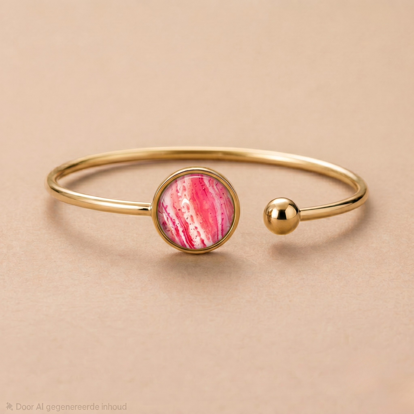 Bangle Lis |  rvs handgemaakte armband in diverse kleur designs