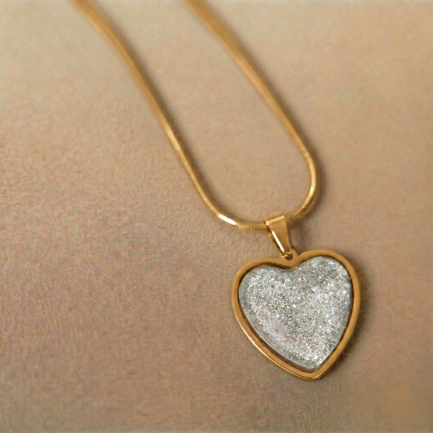 Ketting Juuls | rvs design hart (20 mm) – Break a Leg