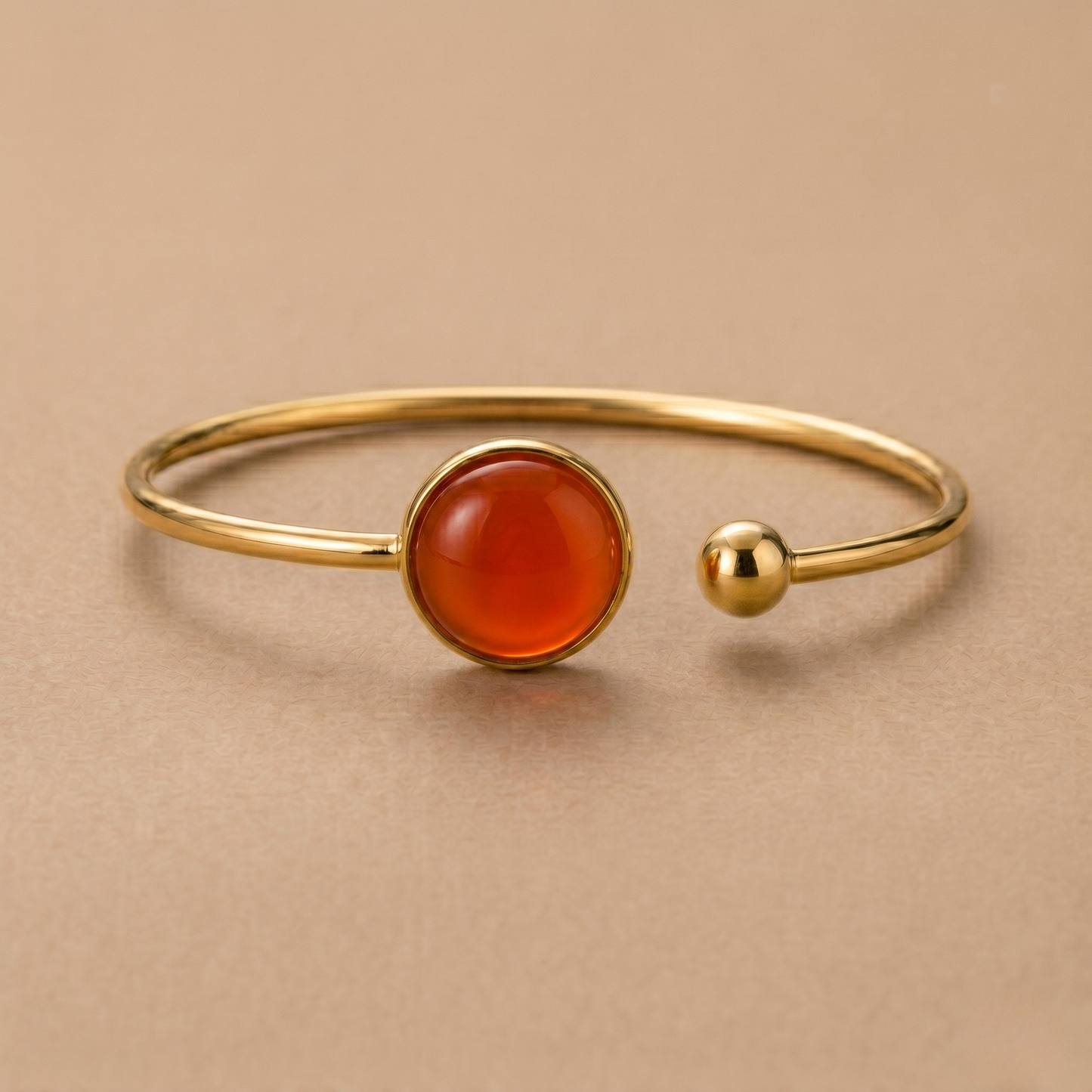 Bangle Lis | rvs design armband – Jimmy Gel Sheer Amber