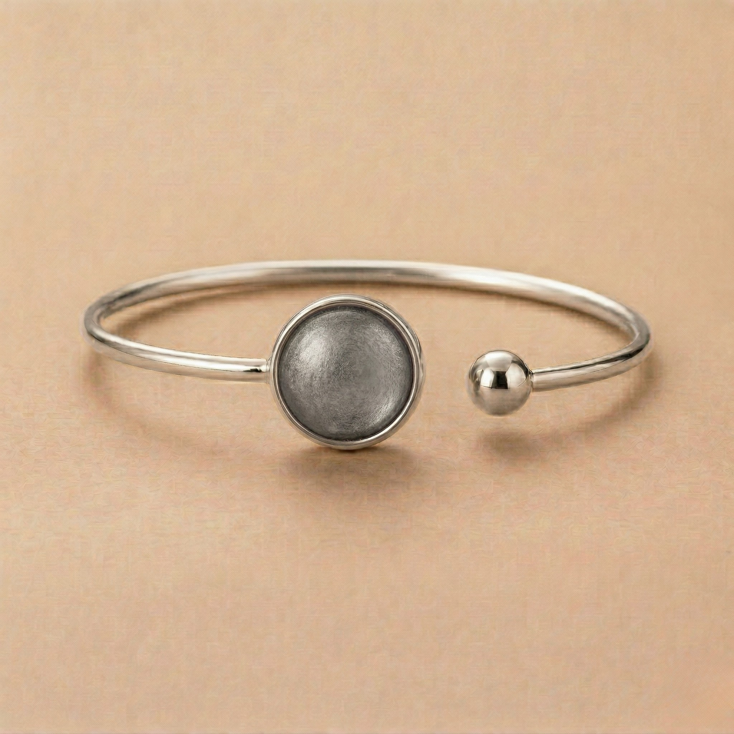 Bangle Lis | rvs design armband – Stormy Kitty (Matte Edition)