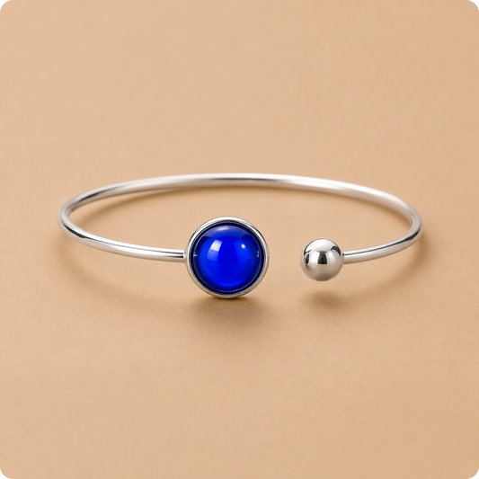 Bangle Lis | rvs design armband – diverse effen kleur designs - Peek a Blue