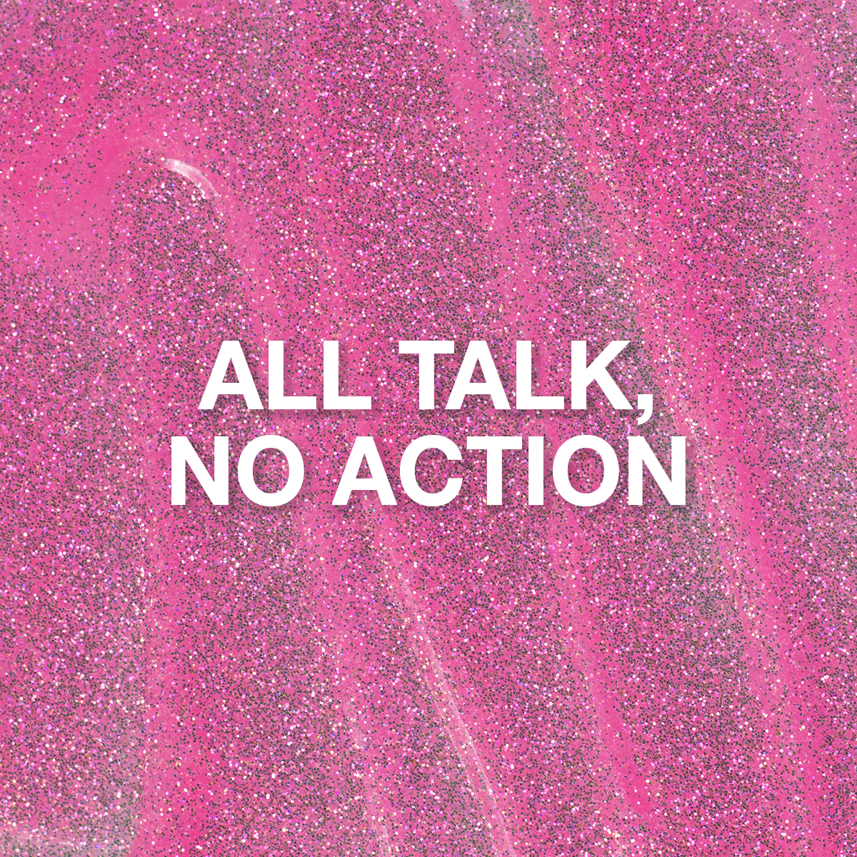 P+ All Talk, No Action Glitter Gel Polish 10 ml