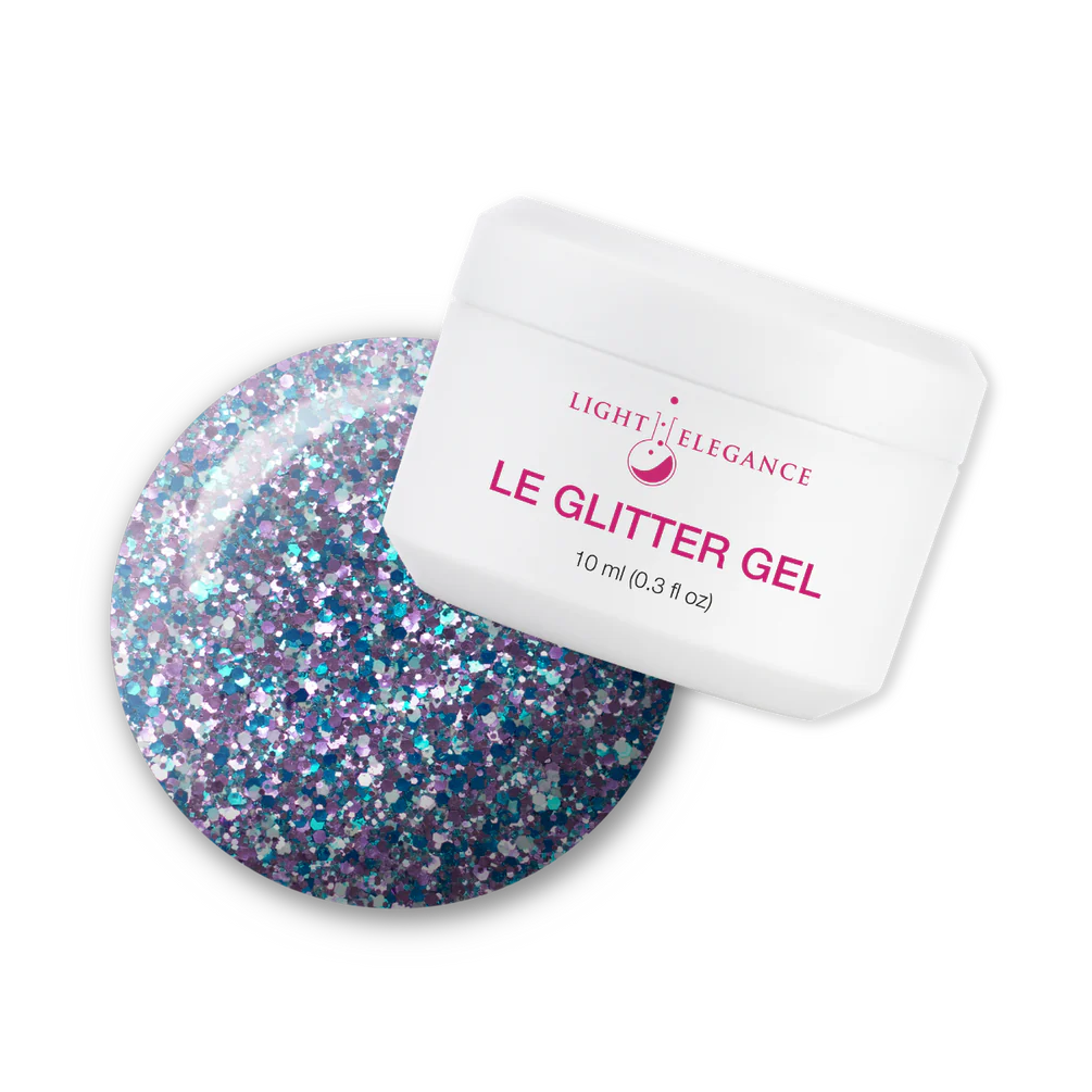 Bratty Blue Glitter Gel