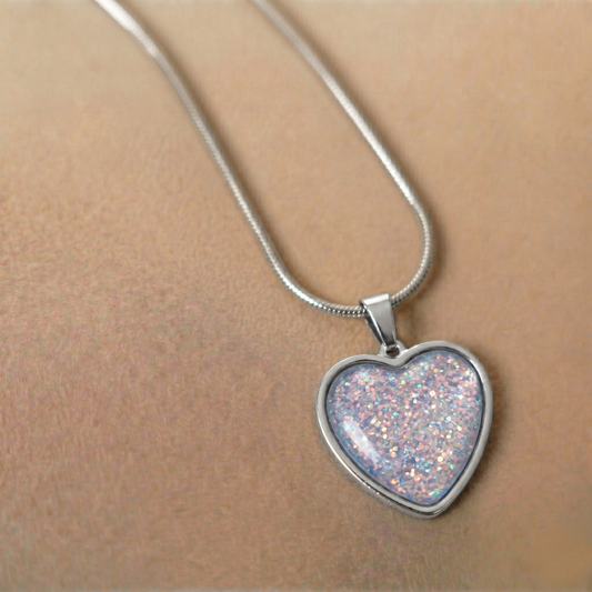 Ketting Juuls | rvs design hart (20 mm) – Poor Decisions